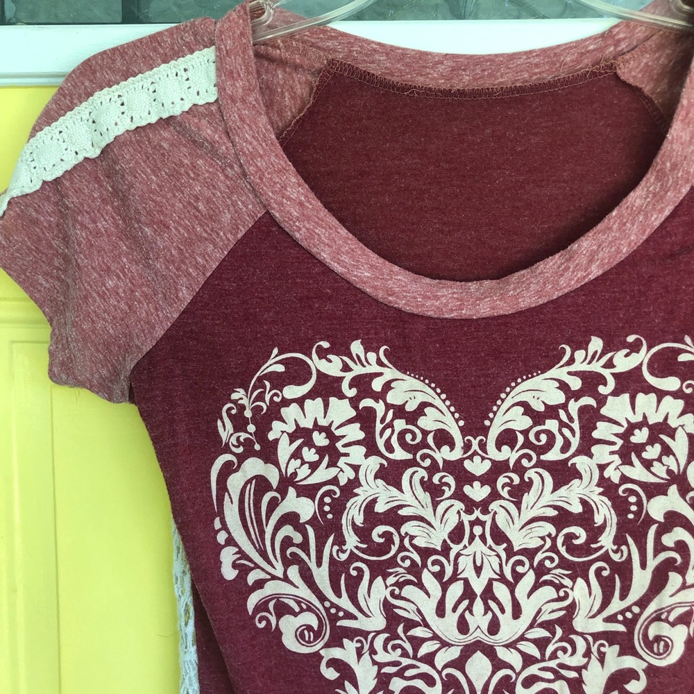 Buckle Vintage Lace T-Shirt